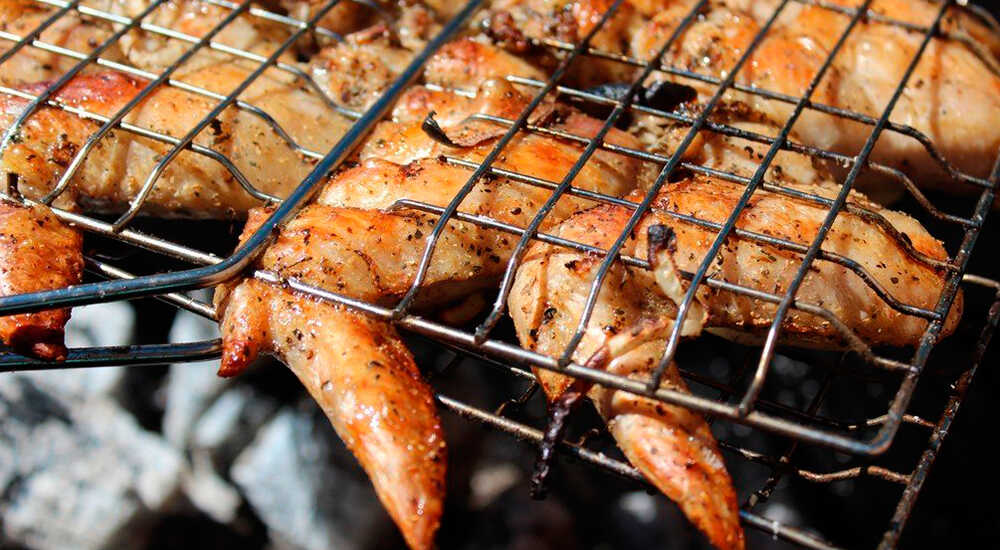 Приготовление куриных крыльев на решетке Куриные крылья на мангале