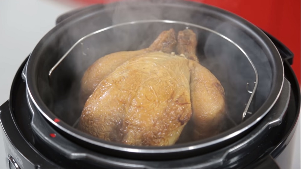 Копчение курицы горячим способом в мультиварке Курица в мультиварке