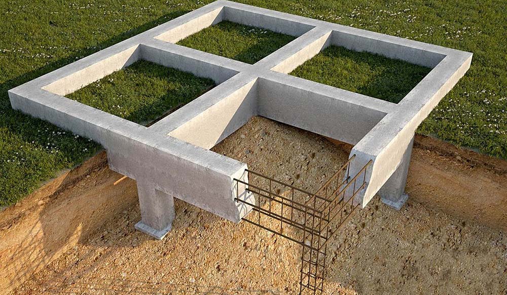 Ленточный фундамент для беседки с мангалом Ленточный фундамент на участке