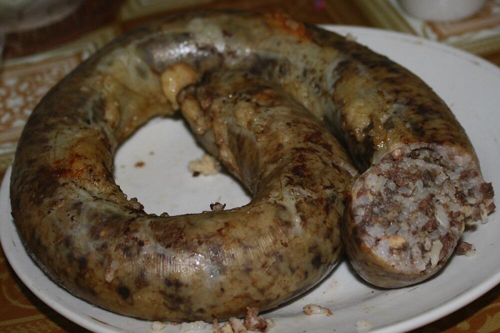 Колбаса из ливера с добавлением риса Ливерная колбаса с рисом