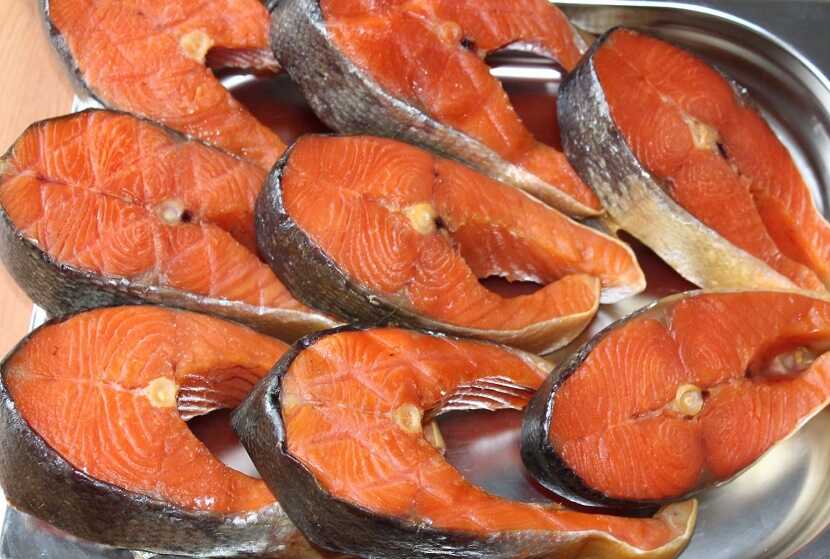 Семга, закопченная холодным способом Семга холодного копчения