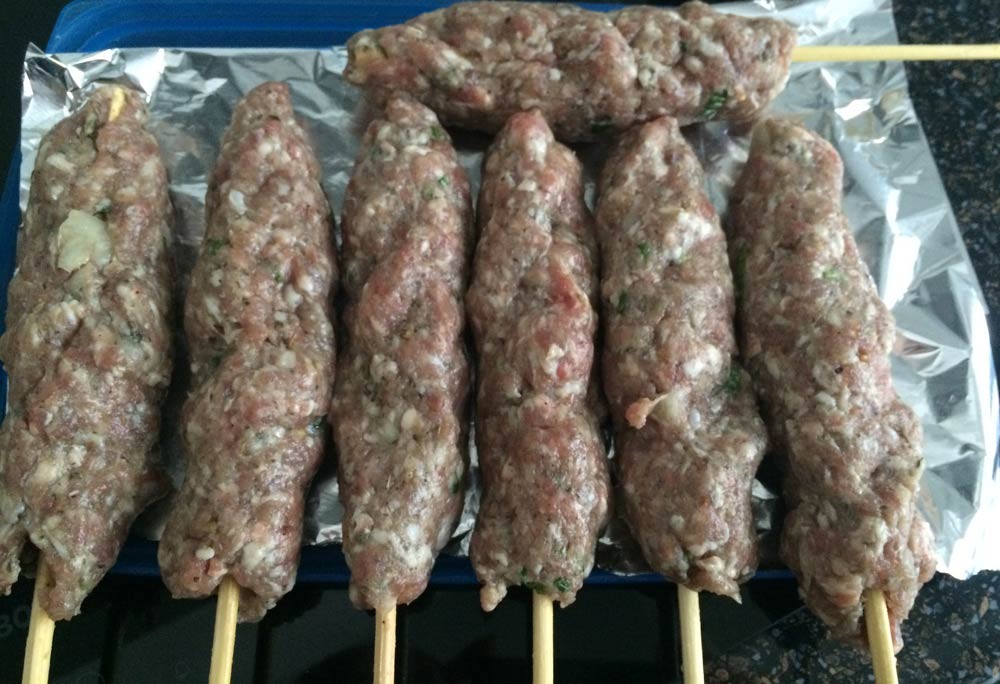 Люля кебаб приготовленный в домашних условиях Люля кебаб домашний
