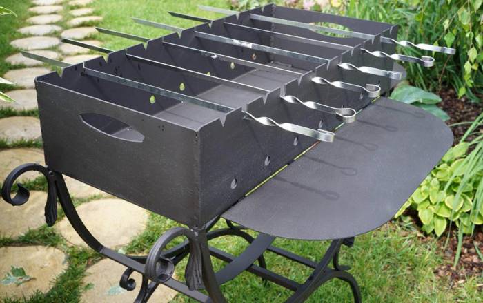 Стандартный мангал из металла Мангал для дачи