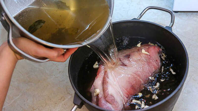 Маринование рульки перед копчением Маринад для копчения рульки