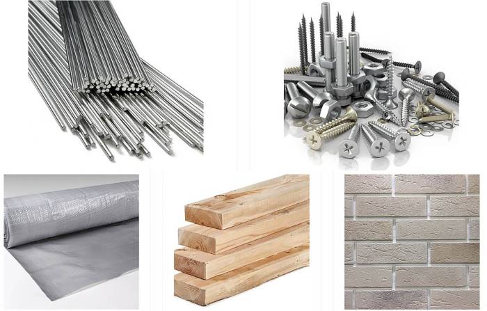 Материалы для строительства печи-мангала Материалы для мангала