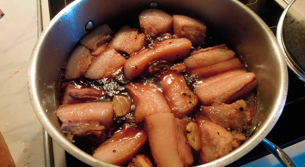 Засолка щековины мокрым методом Мокрая засолка щековины