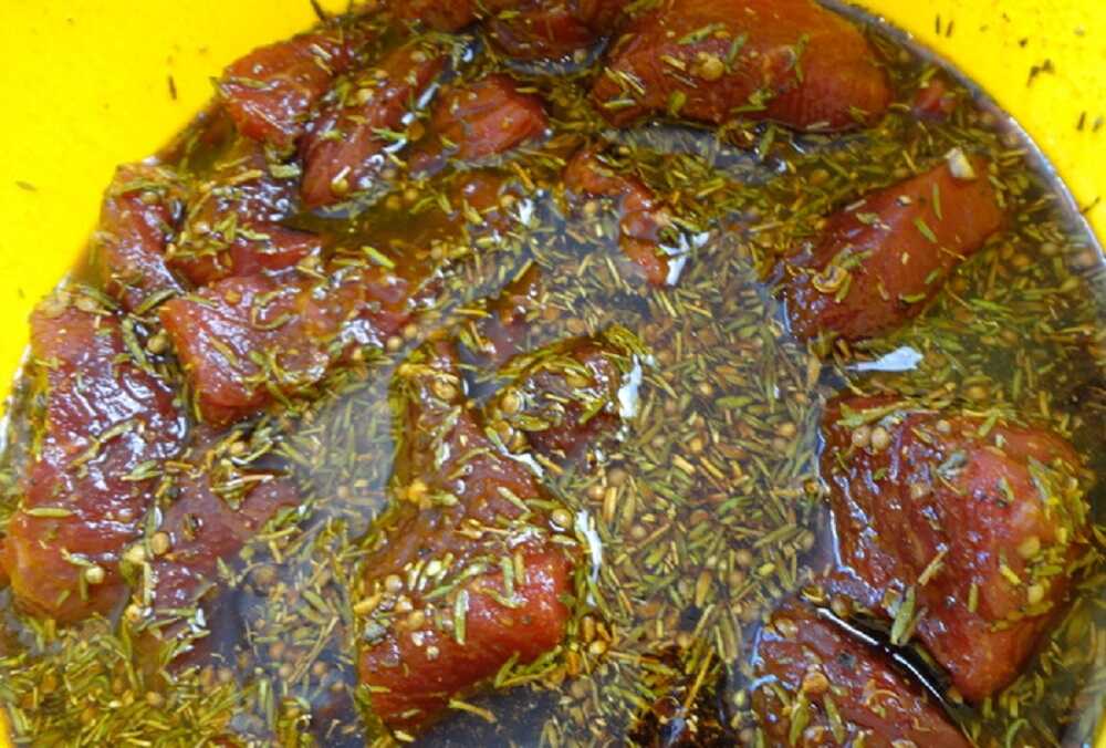 Филе говядины в маринаде Говядина в маринаде