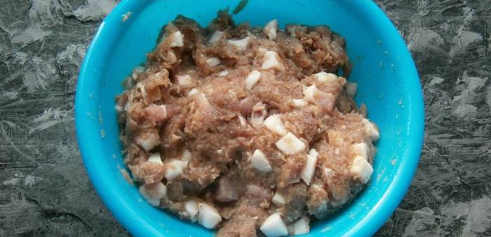 Приготовление начинки для классической краковской колбасы Начинка для классической краковской колбасы