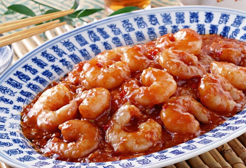 Сушеные креветки в соевом соусе Очищенные креветки в соусе