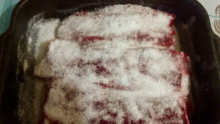 Засолка оленины для вяления Оленина под солью