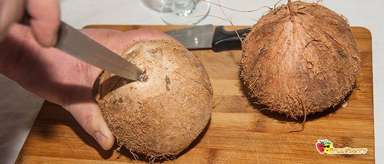 отверстие в кококсе