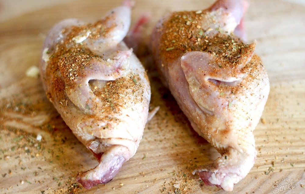 Сухой посол перепёлки Перепёлка и специи