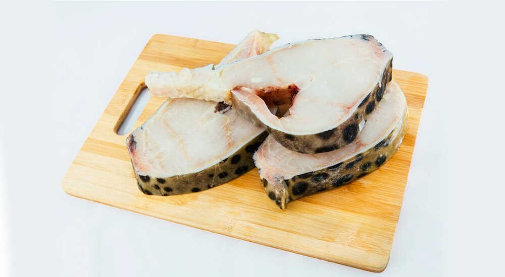 Размороженные стейки зубатки Разморозка стейков зубатки