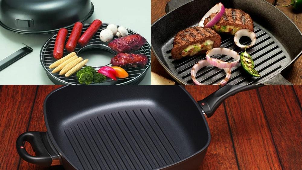 Какие бывают сковороды-гриль Разновидности сковороды-гриль