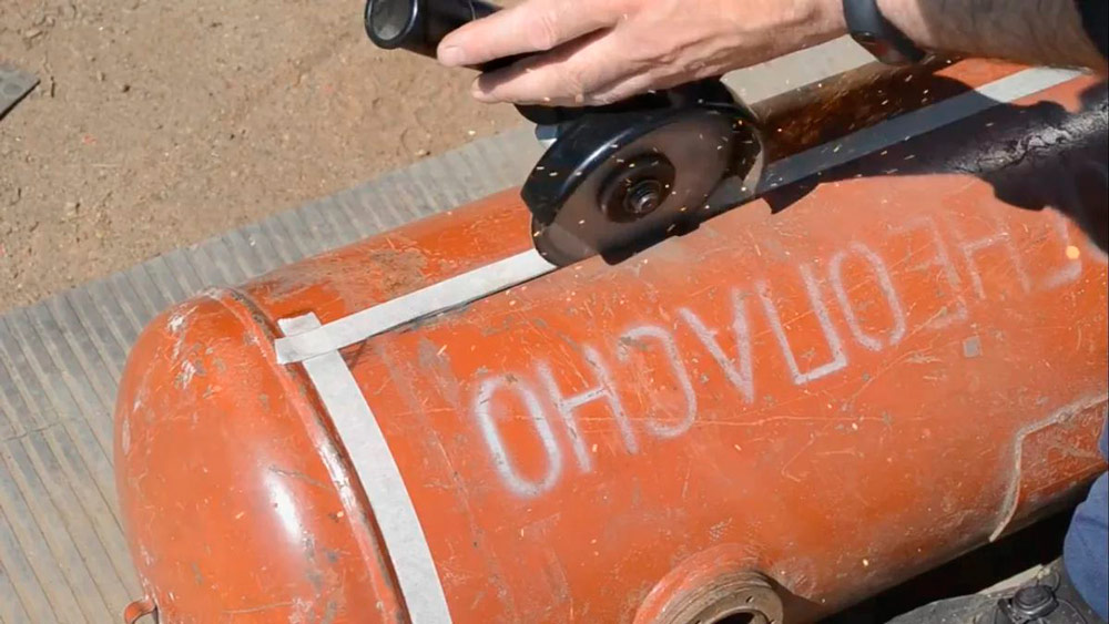 Распиливание баллона для мангала распиливание баллона