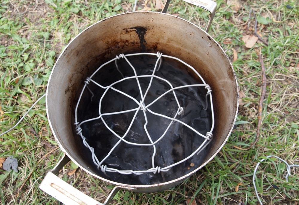 Установка решётки в кастрюлю Решётка в кастрюле