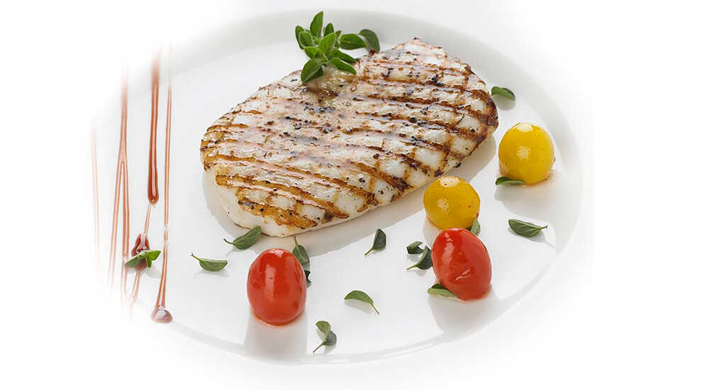 Готовый рыбный бифштекс Бифштекс из белой рыбы