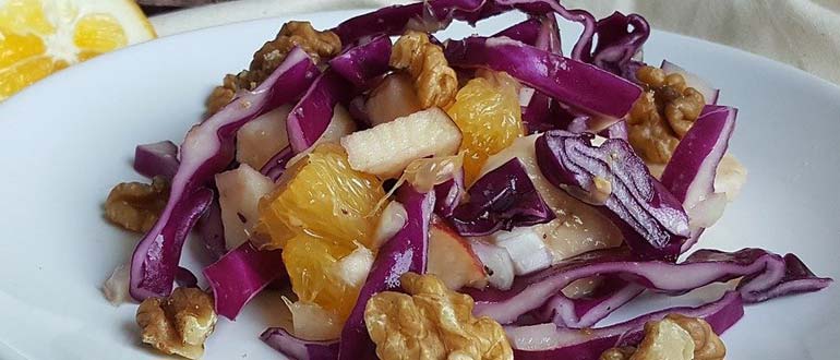 салат с капустой