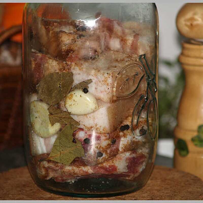 Маринование сала Сало в маринаде