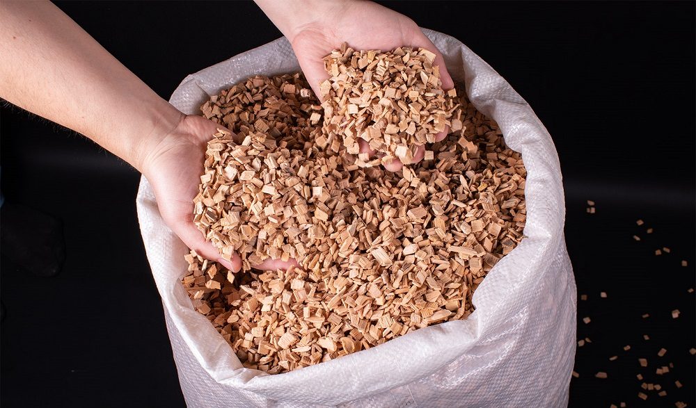 Ольховая щепа для копчения рыба Щепа для копчения из ольхи