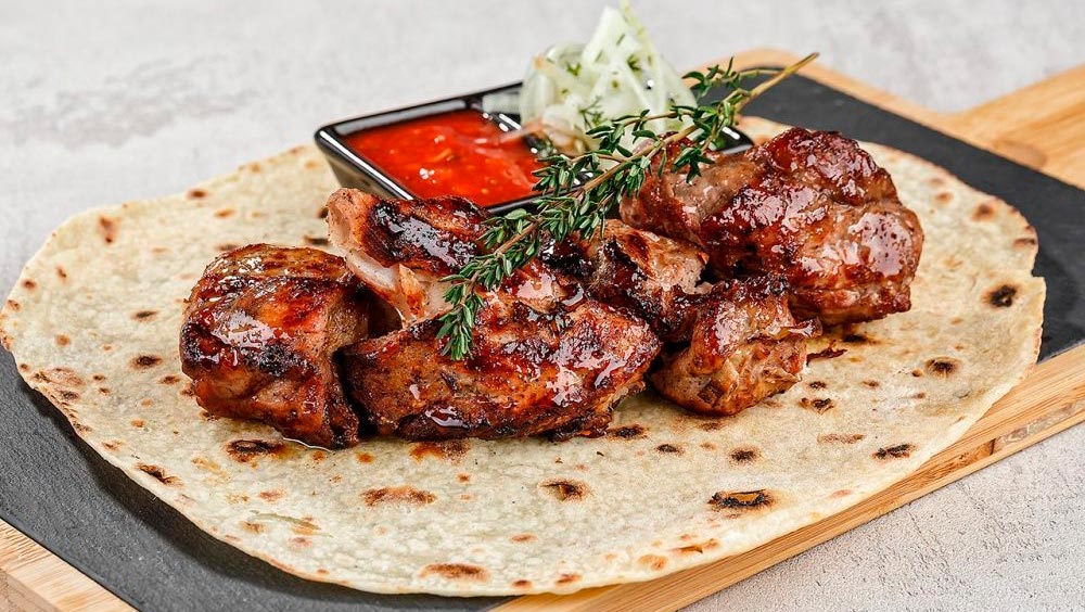 Шашлык из свиной шеи Шашлык