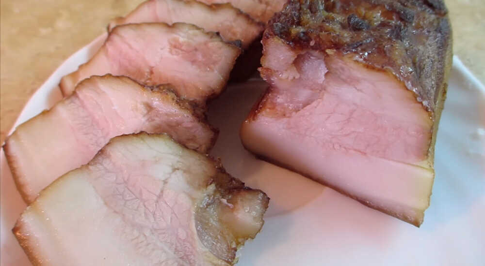 Свиные щечки с жидким дымом Щековина копченая жидким дымом