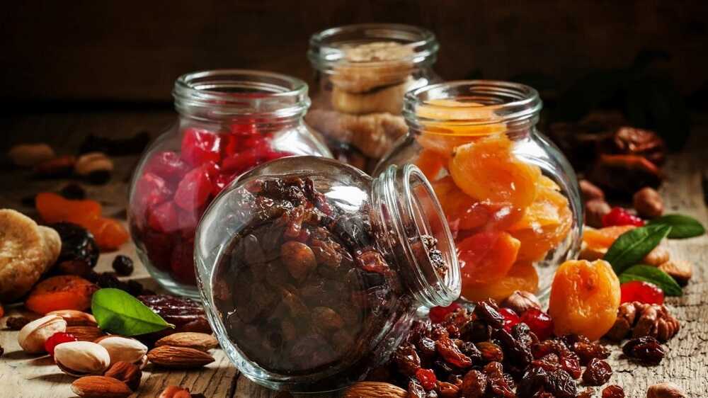 Хранение сухофруктов в банках Сухофрукты в стеклянных банках