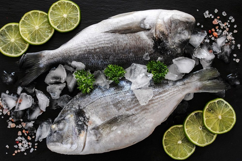 Как выглядит свежемороженый дорадо Свежемороженые тушки дорадо