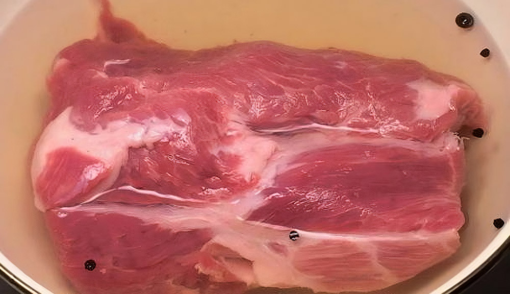 Вымачивание свиной шеи в рассоле Свиная шея в рассоле