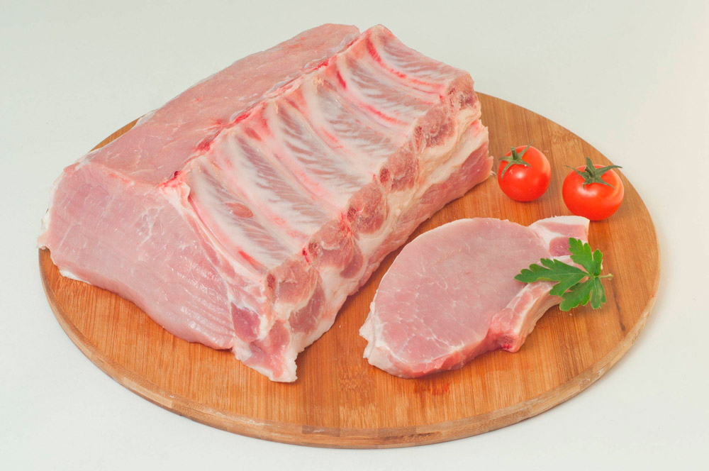Мясо свиной корейки Свиная корейка