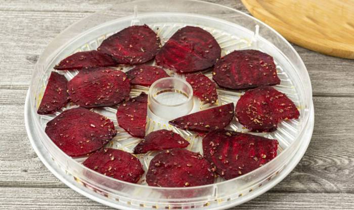 Вяление свёклы в электросушилке Свёкла в сушилке