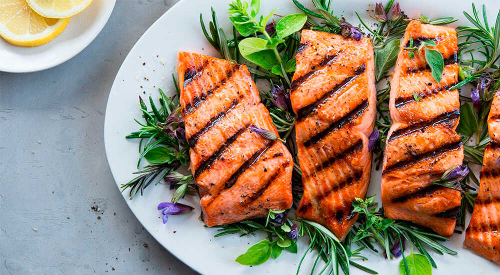 Готовая сёмга-гриль по-норвежски Сёмга-гриль по-норвежски