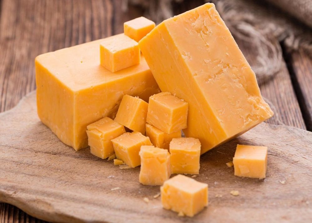 Сыр чеддер для супа с копчёной курицей Сыр чеддер для супа