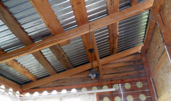 Односкатная кровля для террасы Терраса и кровля