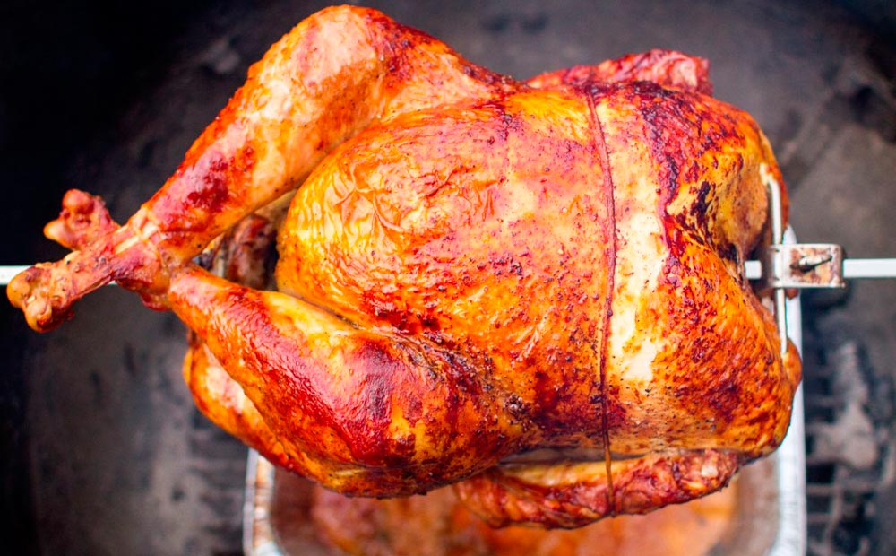 Утка на вертеле Утка