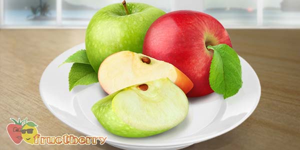яблоки-красные-зелёные